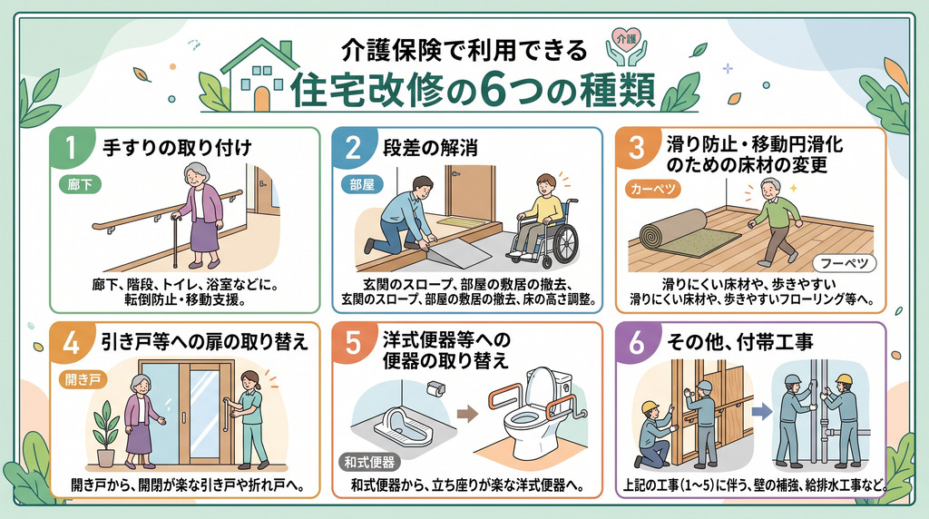介護保険で利用できる住宅改修
