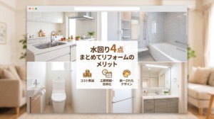 水回りまとめてリフォームのメリット